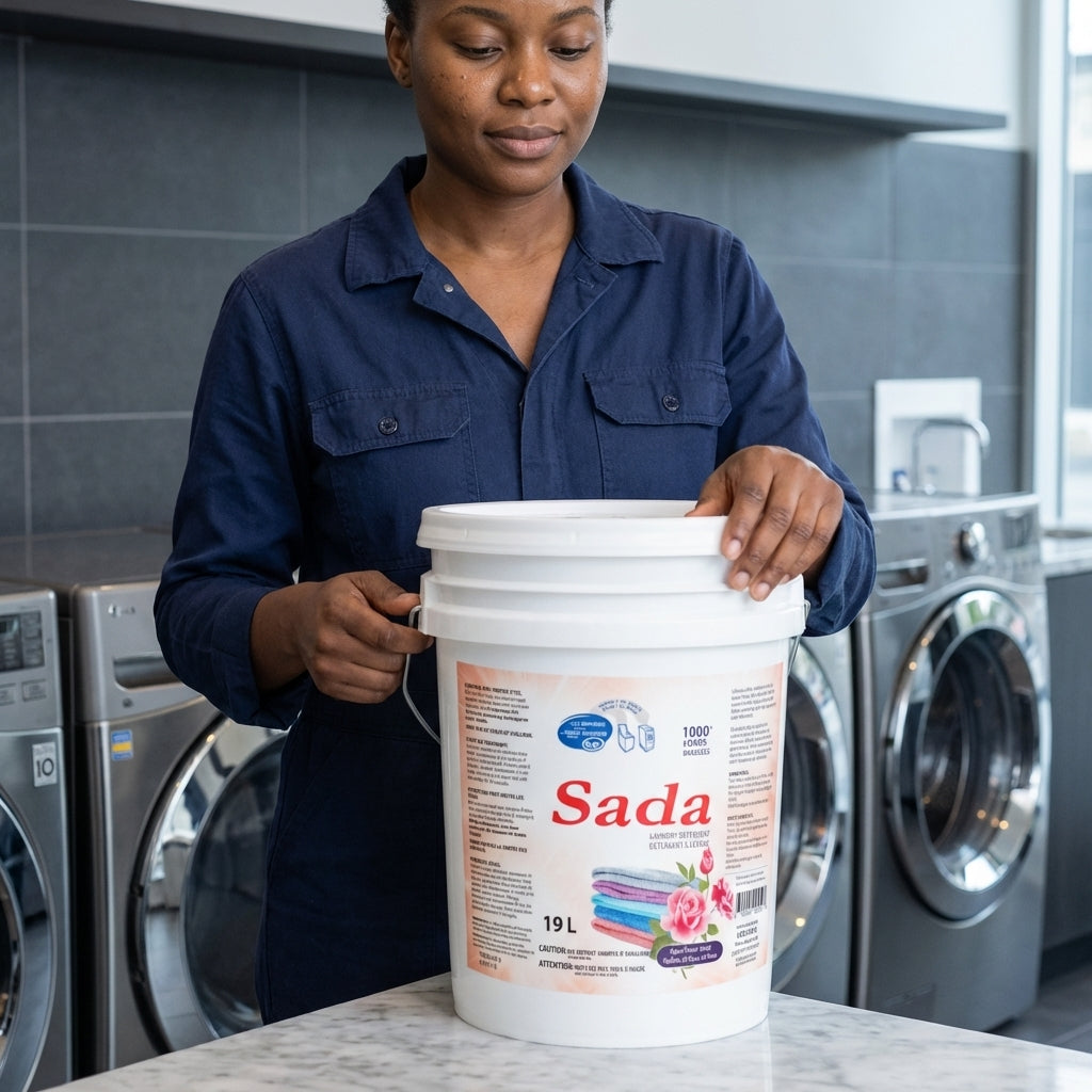 Détergent Liquide Sada — Parfum Fleur de Rose (19 L)