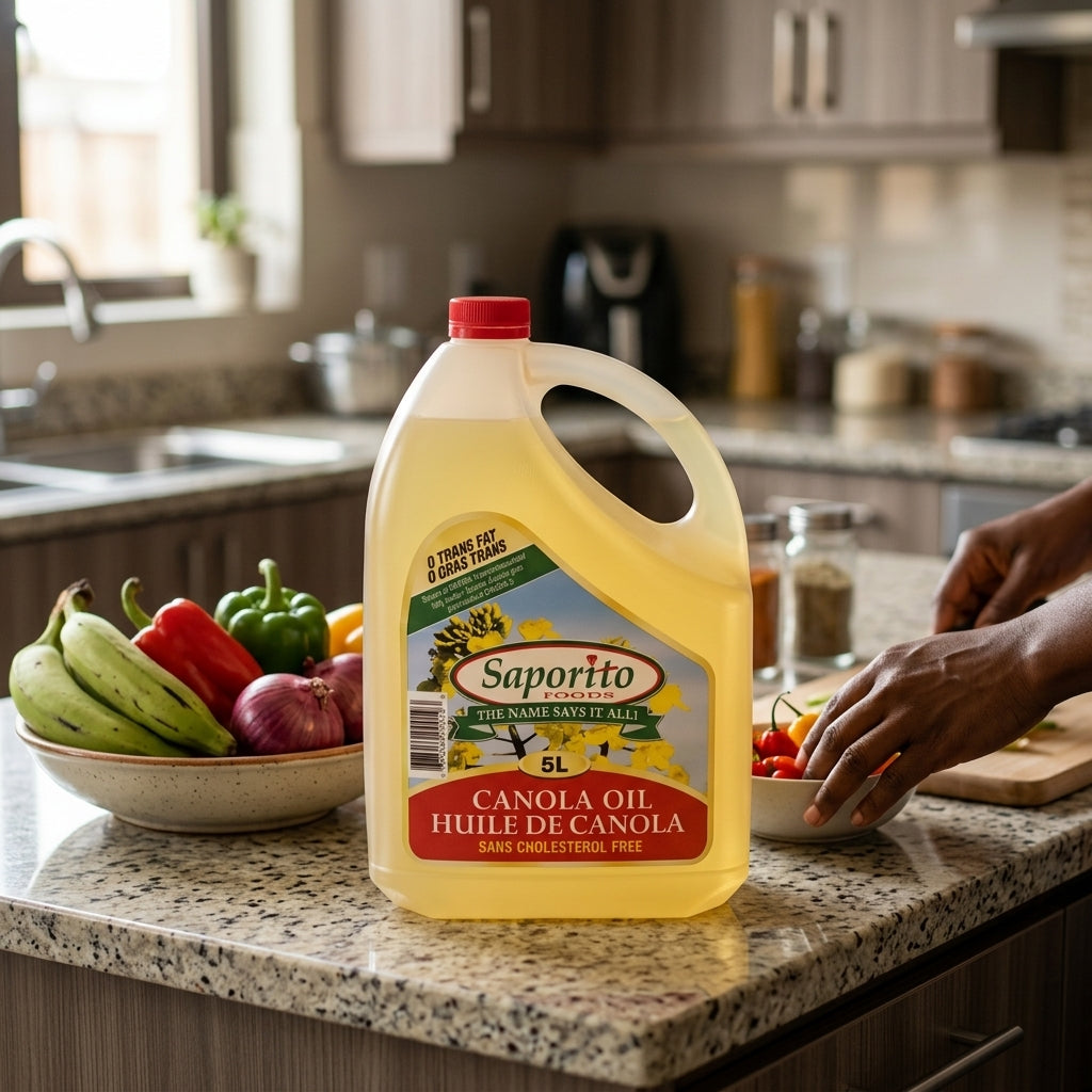 Saporito Huile de canola — détail bouchon