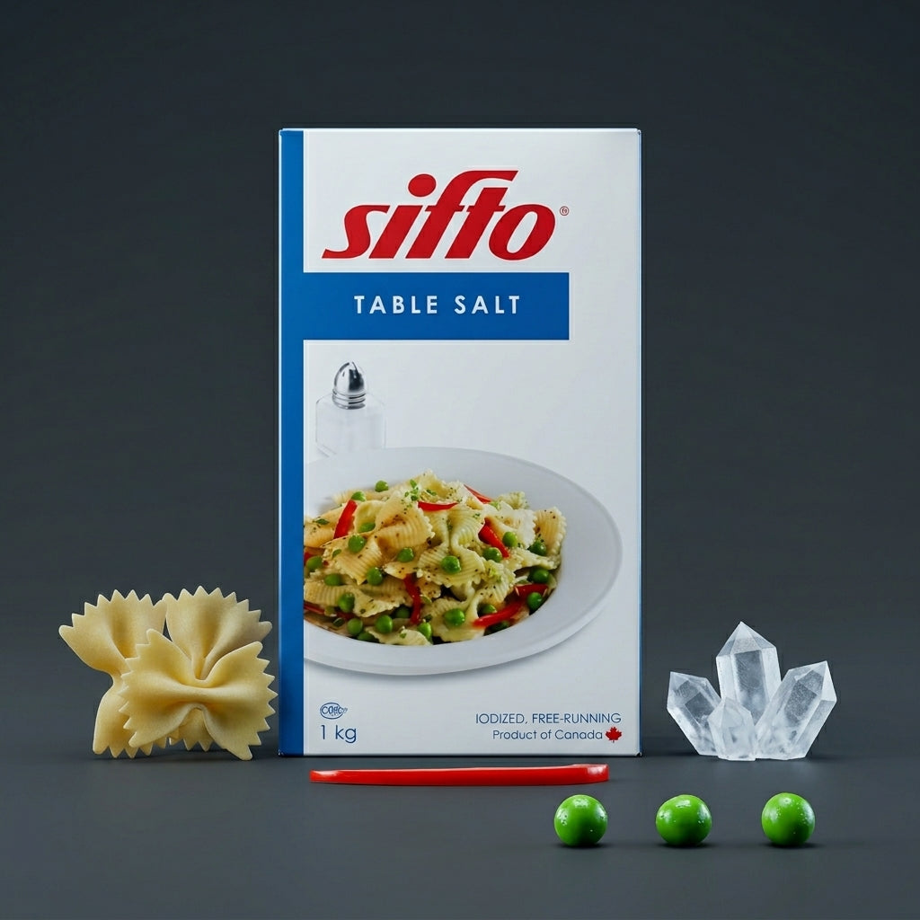Sifto Sel de table iodé — mise en scène