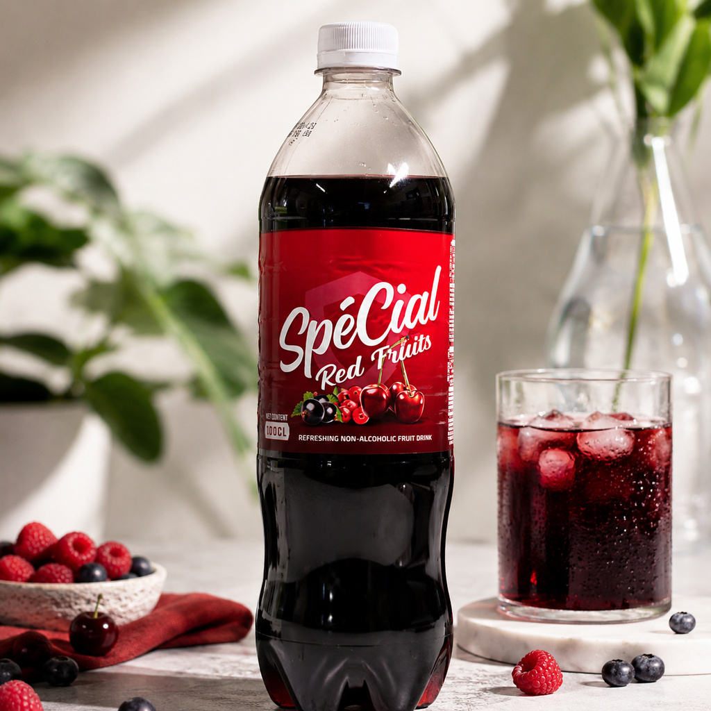 SPÉCIAL — BOISSON GAZEUSE — Spécial Fruits Rouges