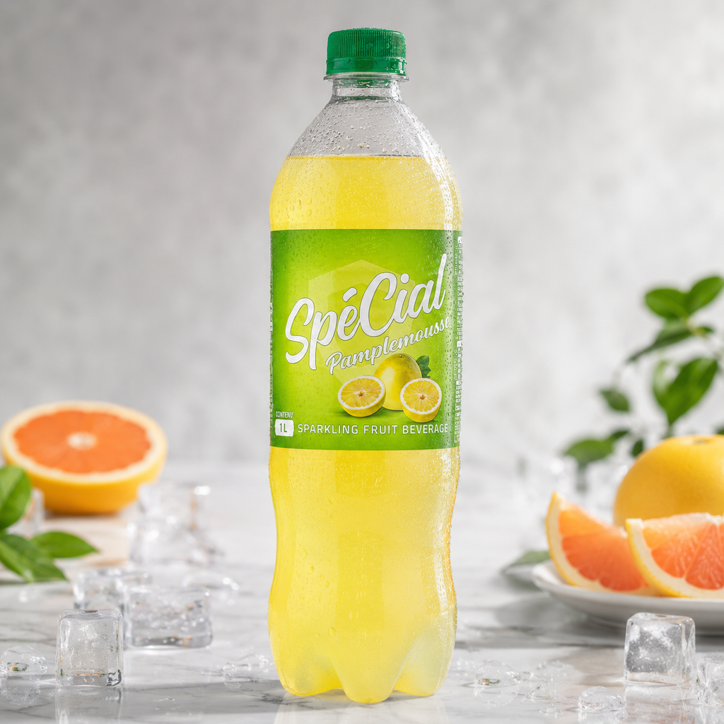 SPÉCIAL — BOISSON GAZEUSE — Spécial Pamplemousse