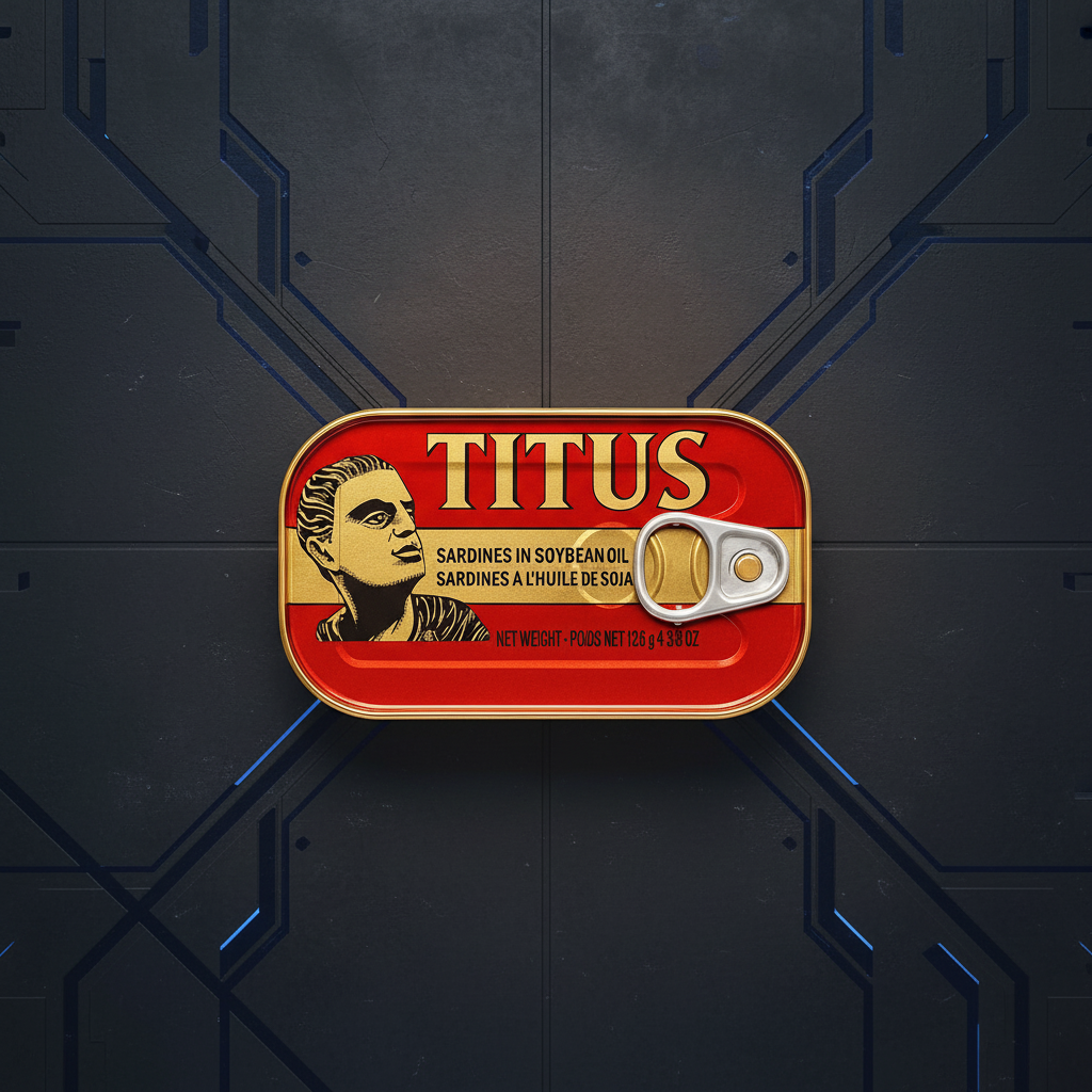Sardines Titus — Sardines à l'Huile de Soja (125 g)